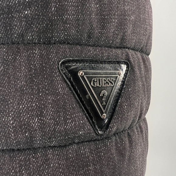 GUC Guess Chevron Quilted Puffer Coat - Picture 11 of 16